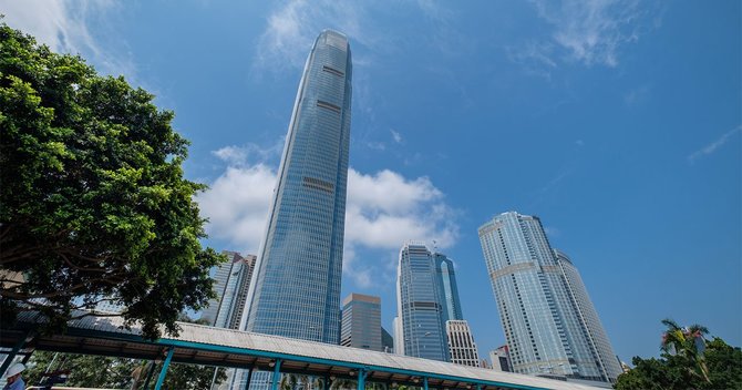 写真:香港,国際金融センター