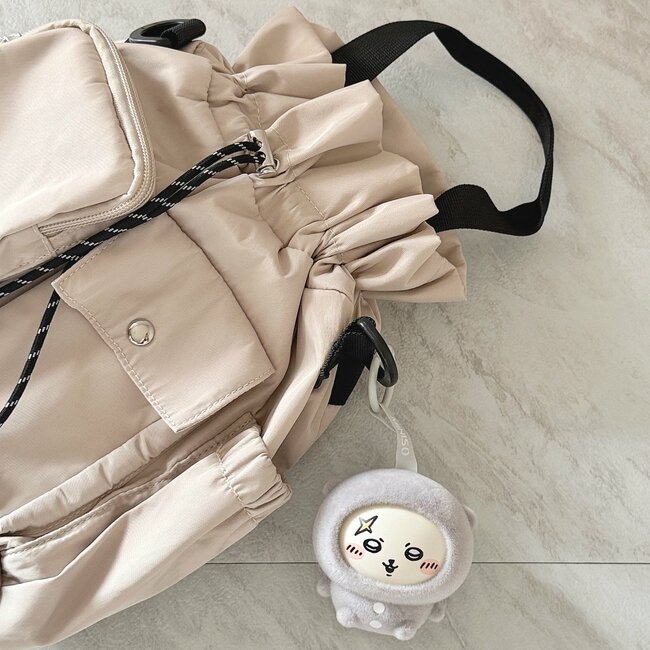 【しまむら】ガバッと開いて使いやすい！2420円の「ポケットたくさんバッグ」コロンとした丸みのあるフォルムが可愛い！《購入レビュー》