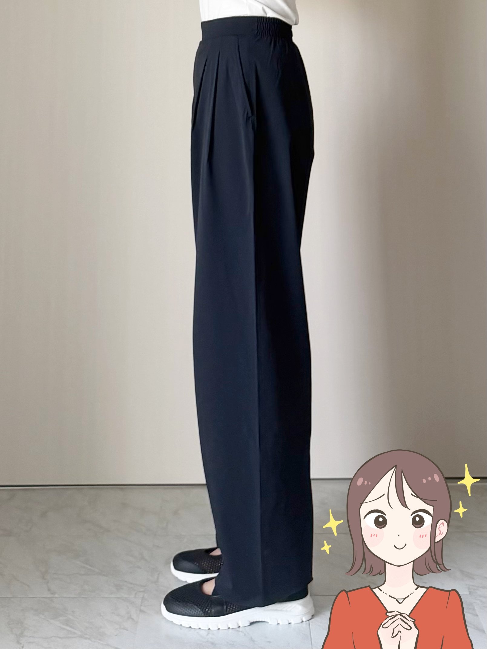 「2本買いました」「汗もすぐ乾く」ユニクロの“ひんやりワイドパンツ”あまりの快適さにビックリ！「着こなしが簡単」【購入レビュー】