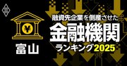 融資先企業を「倒産」させた金融機関ランキング【富山】4位富山信金、3位富山銀行、1位は？