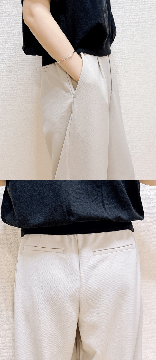 「あまりにも良すぎて2着目です」グローバルワークの“楽ちんワイドパンツ”どこから見てもシルエットが美しい！「何枚あっても便利」「買って正解でした」