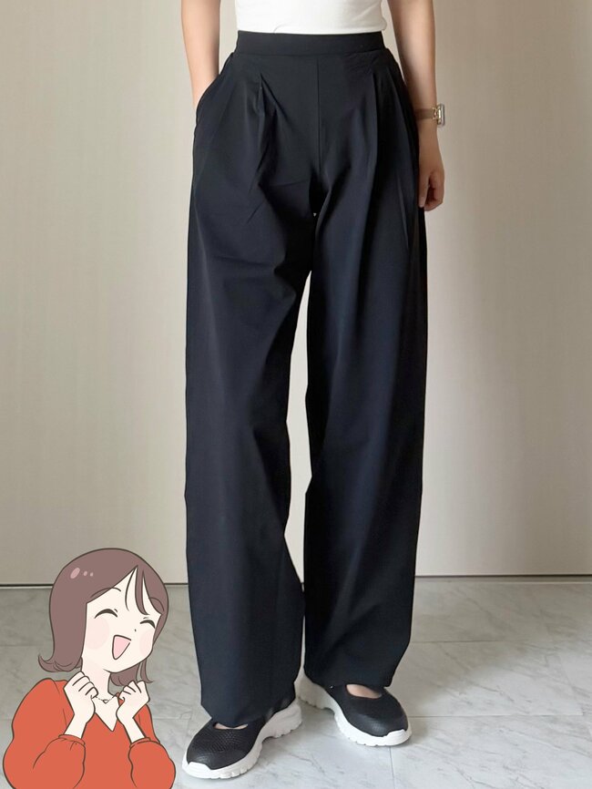 「2本買いました」「汗もすぐ乾く」ユニクロの“ひんやりワイドパンツ”あまりの快適さにビックリ！「着こなしが簡単」【購入レビュー】
