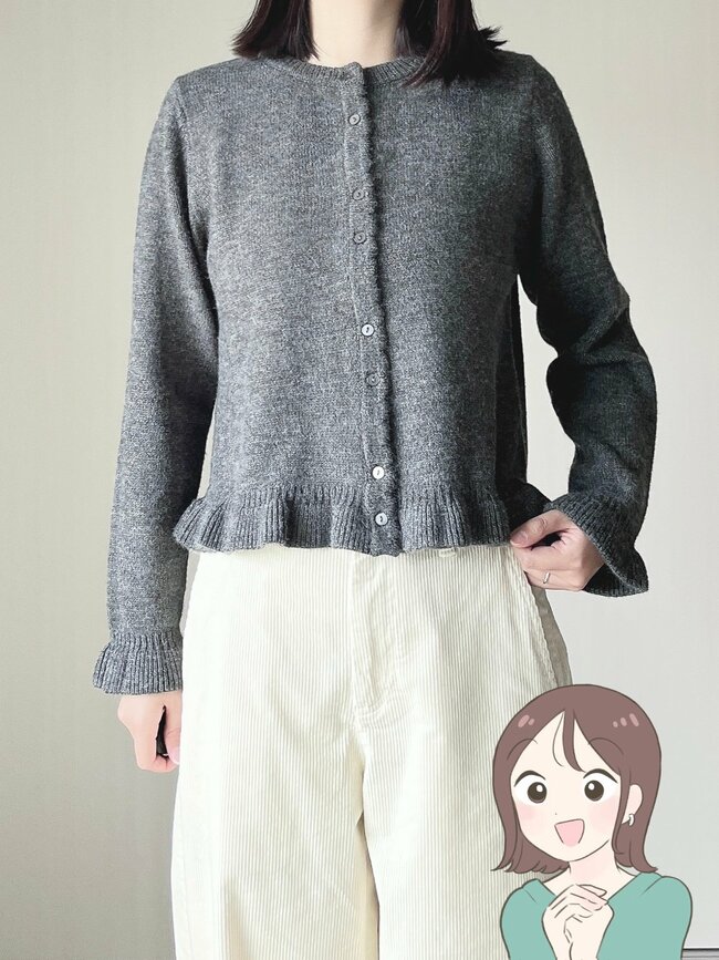「今年1番買ってよかった」ユニクロの“楽ちんカーディガン”たっぷり着回せて優秀!「ショート丈可愛い」「軽くて暖かい最高」