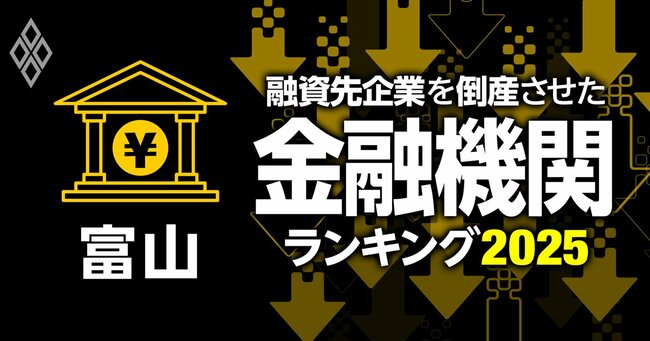 融資先企業を「倒産」させた金融機関ランキング2025#16