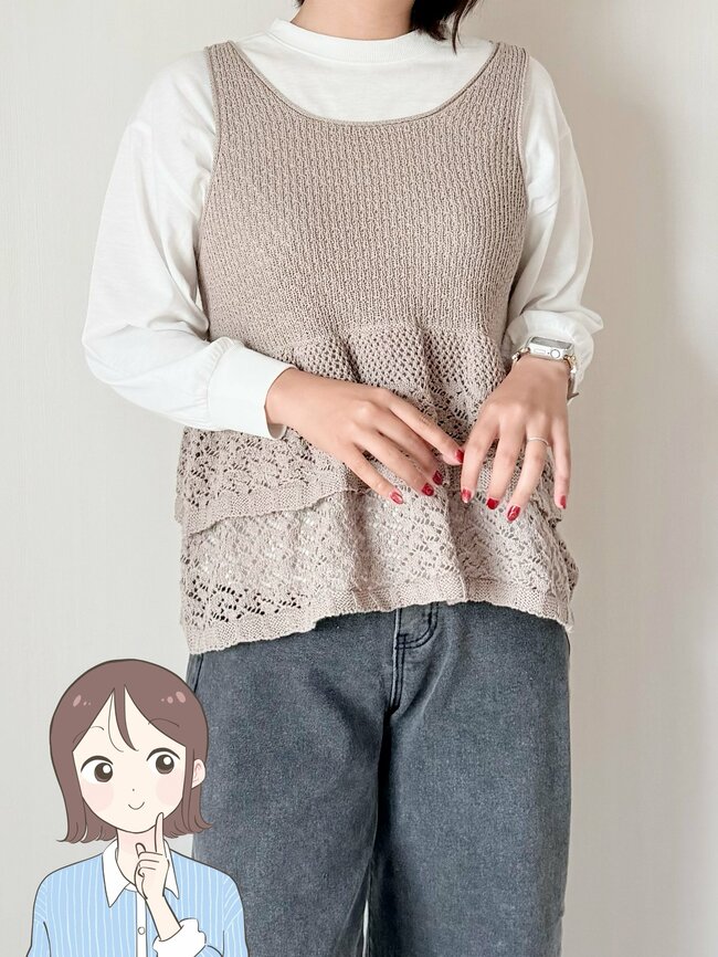 すぽんと着るだけで大人かわいい!しまむらの「華やかアイテム」裾のフリルが素敵すぎる!《購入レビュー》