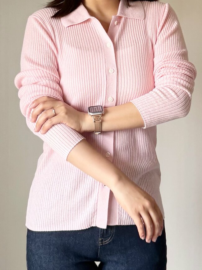 「最高のアイテムに出会えた！」グローバルワークの“華やかカーディガン”美シルエットで色違いも欲しくなる！「肌ざわりが心地良い！」「着痩せする気がします」【購入レビュー】