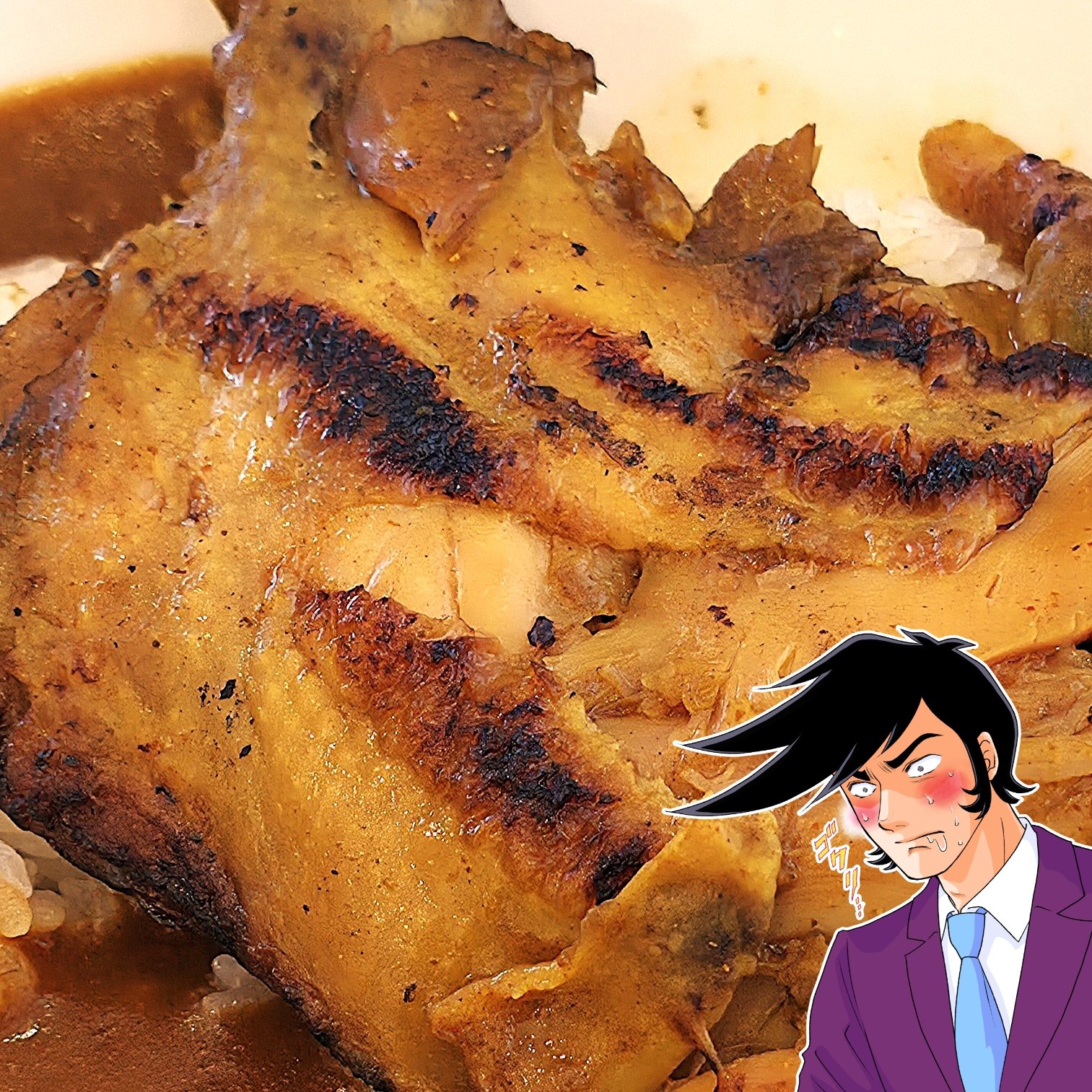 「絶対食べるぞ」「大好きすぎ」すき家の“豪快すぎるメニュー”チキンがデカすぎてご飯が見えないよ！「ほろほろで本当においしい」