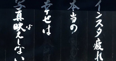 【お寺の掲示板の深い言葉 25】「つくられた幸せで」