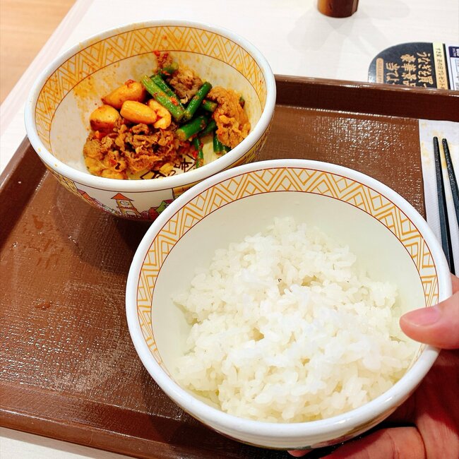 「もう5回くらい食べてる」すき家の“やけくそメニュー”美味しすぎてライス追加注文した！「クソ美味い」「好きすぎる」《実食レビュー》