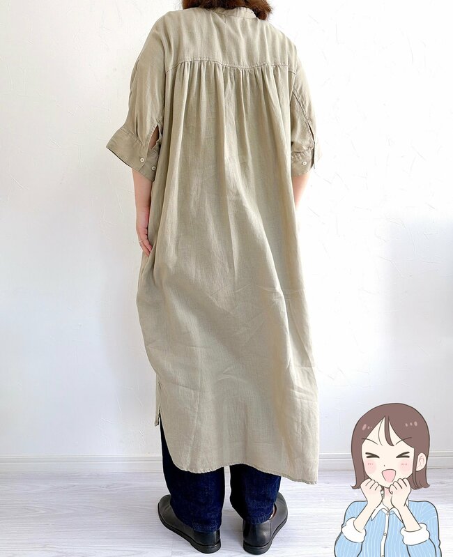 全身をまるっと体型カバー！しまむらの「楽ちんワンピース」今から秋までガンガン着回せます！《購入レビュー》