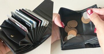 小銭やカードが取り出しやすい！3COINSの「高見えミニ財布」お会計がスムーズになった！《購入レビュー》