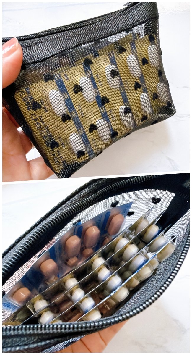 カードが50枚も入った！セリアの“大人かわいいポーチ”110円とは思えないオシャレさ！「2つ買っちゃった」「可愛いし優秀」《購入レビュー》