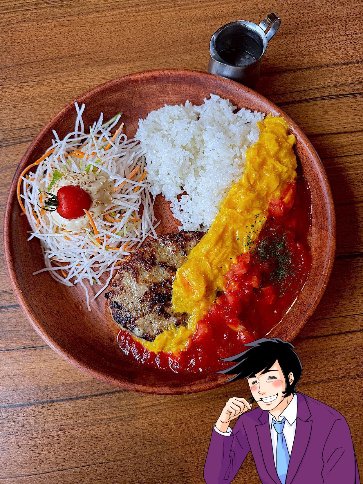 「見た目以上にボリュームが凄い」びっくりドンキーの“夏限定ハンバーグ”がおいしすぎて涙出る「めっちゃ好き」「超オススメです」