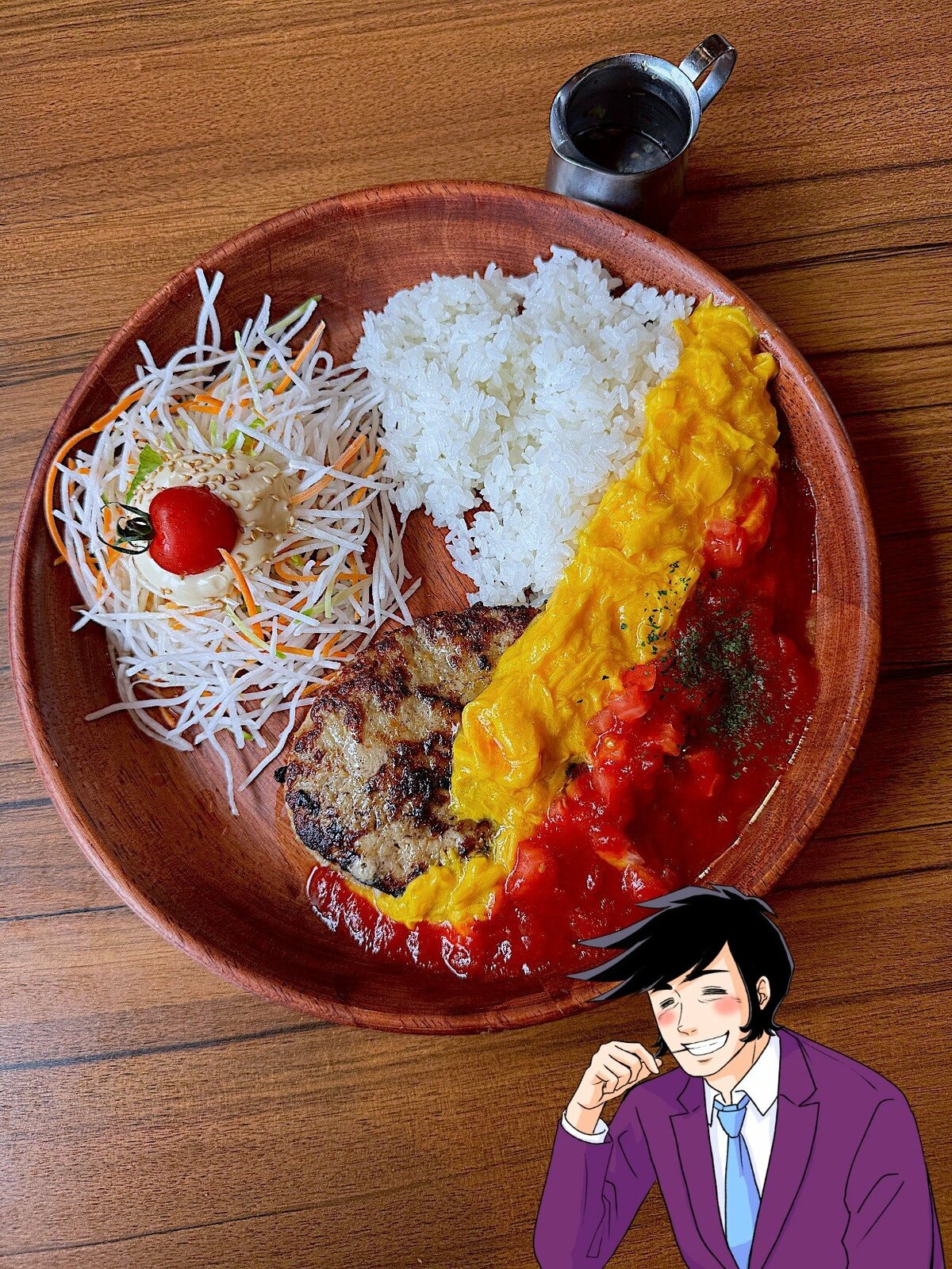 「見た目以上にボリュームが凄い」びっくりドンキーの“夏限定ハンバーグ”がおいしすぎて涙出る「めっちゃ好き」「超オススメです」