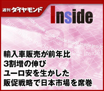 輸入車販売が前年比3割増の伸びユーロ安を生かした販促戦略で日本市場を席巻