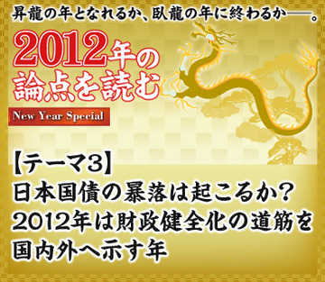 【テーマ3】日本国債の暴落は起こるか？2012年は財政健全化の道筋を国内外へ示す年
