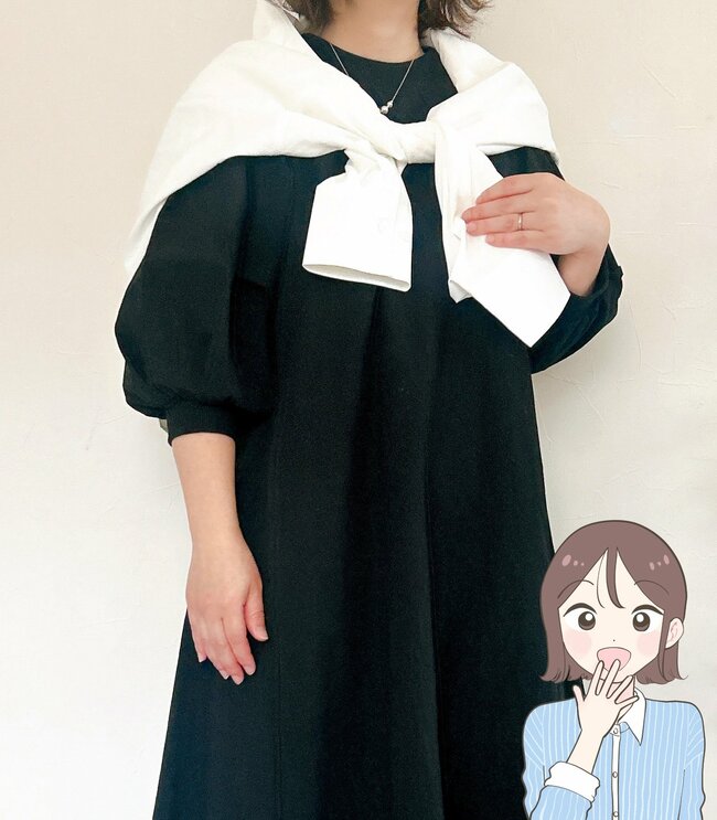 【しまむら】お客さんが次々と手に取ってく…！2420円の「楽ちんワンピース」すぽんと着るだけで大人かわいい！