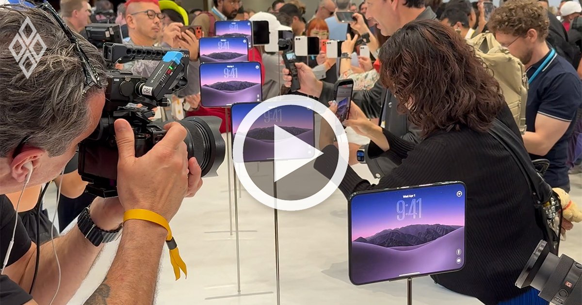 【現地リポート動画】アップルの新製品「iPhone Duo」は縦横無尽の動画体験を実現!折り目なし、大画面の没入感… - Diamond Premium News