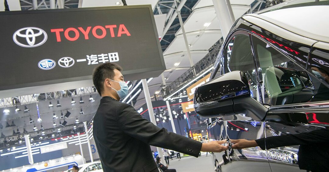 第18回広州国際自動車展示会のトヨタブース