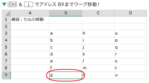 エクセル時短のカギは「ワープ」テクニックにあり！