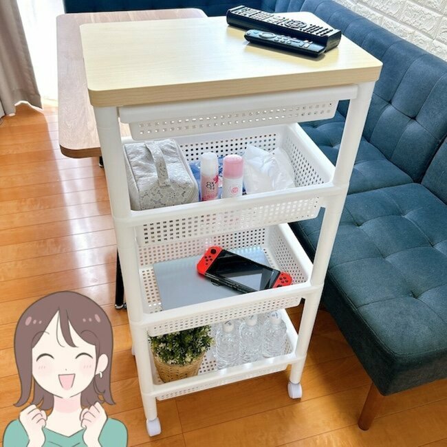 「ほんとうに助かります」ダイソーの“アイデア収納アイテム”に絶賛の声「並べるだけでいい感じ」「これで300円は良き」