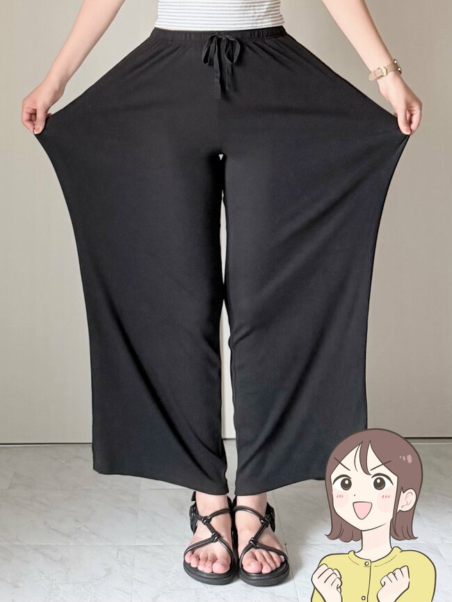 「はき心地まじで神」ユニクロの“ビヨーンと伸びるワイドパンツ”楽ちんすぎて色違いも欲しくなる！「スタイル良く見せてくれます」「他の色もまとめ買いしたい」《購入レビュー》