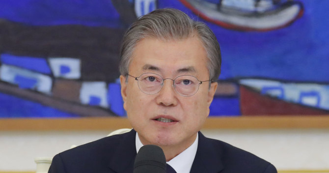 文政権の支持率が回復傾向にある