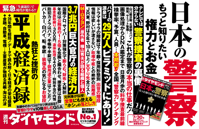 都道府県 警察力 ランキング完全版 1位東京2位長崎 あなたの住む地域は 週刊ダイヤモンド 特別レポート ダイヤモンド オンライン