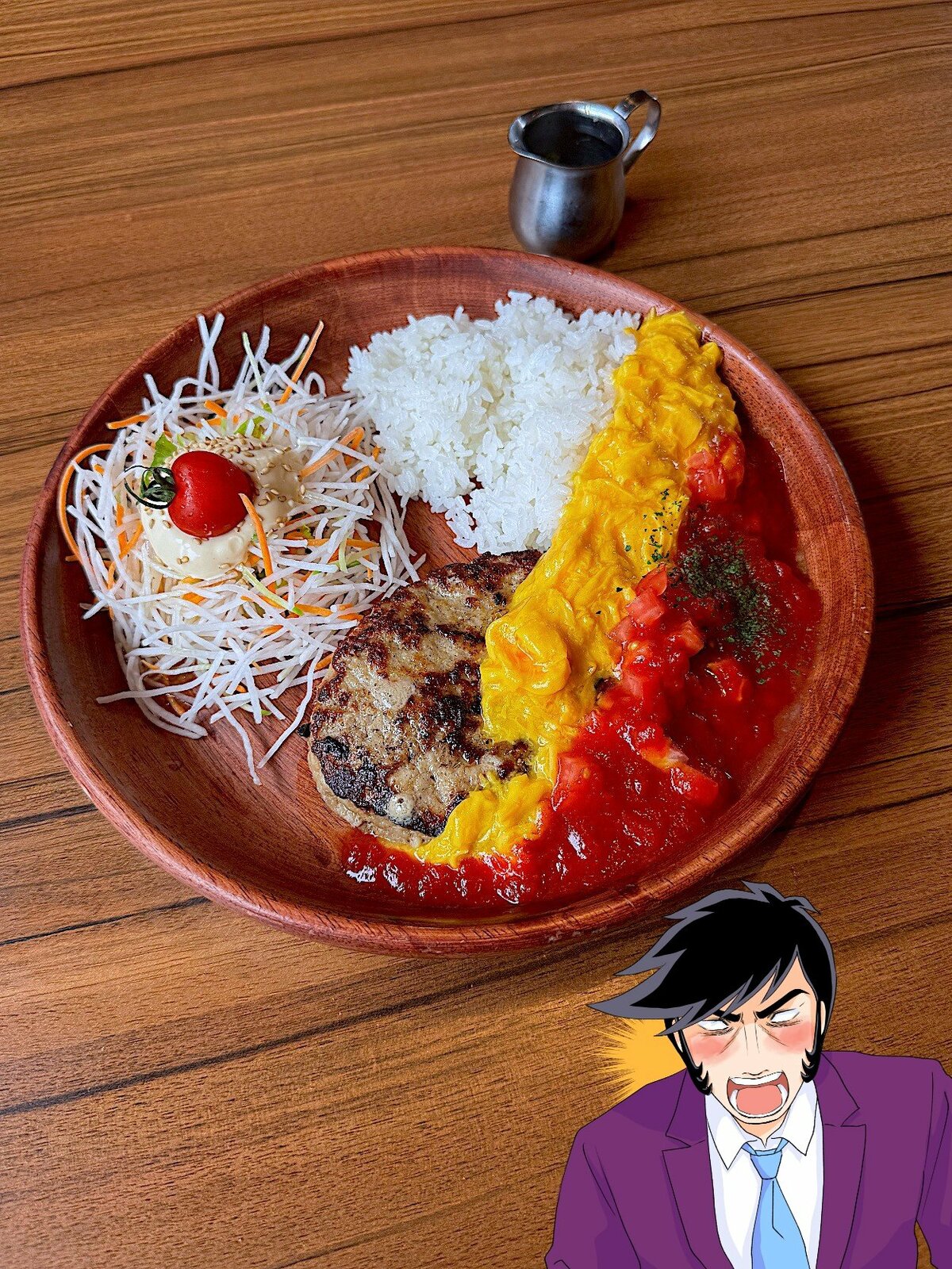 「見た目以上にボリュームが凄い」びっくりドンキーの“夏限定ハンバーグ”がおいしすぎて涙出る「めっちゃ好き」「超オススメです」