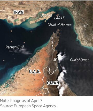 イラン、停戦後もホルムズ海峡を支配　1日約12隻に制限