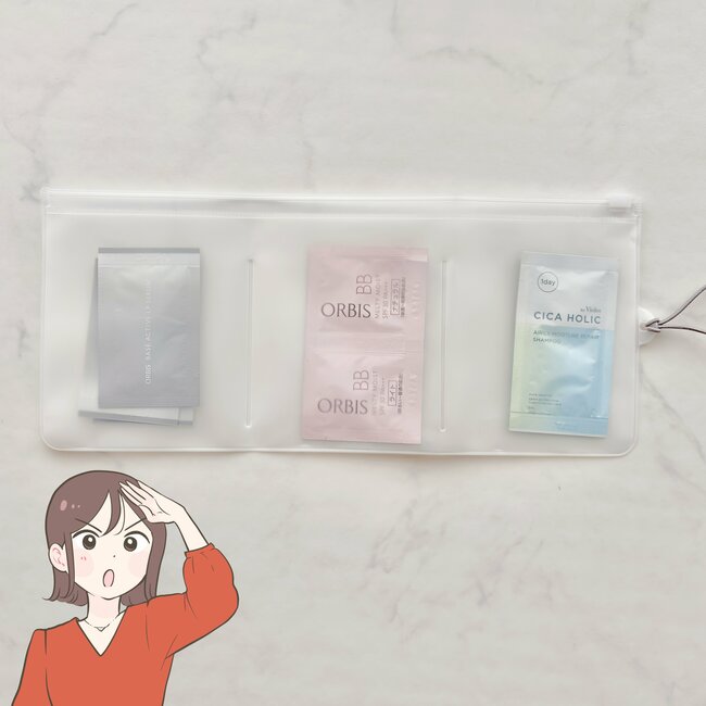 家族の診察券が90枚入った…！ダイソーの「仕分けできるポーチ」ごちゃごちゃ小物をスッキリまとめられて天才！