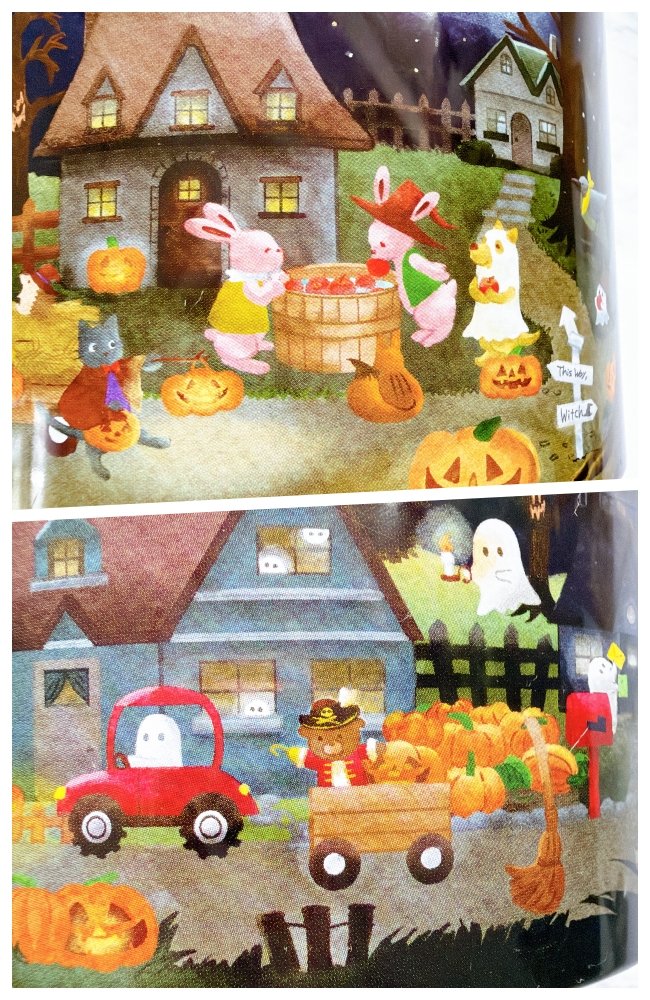 「衝動買いした」「見てて楽しい!」カルディの“光るハロウィン缶”が幻想的すぎる!「プラネタリウムみたい」「部屋中大きな影絵でいっぱい」《購入レビュー》