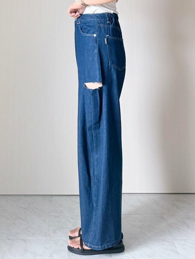 【しまむら】下半身が綺麗に見える！1969円の「脚長ワイドパンツ」ぽわんとしたフォルムがオシャレ！《購入レビュー》