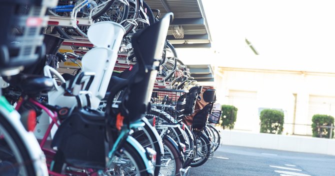 写真:自転車