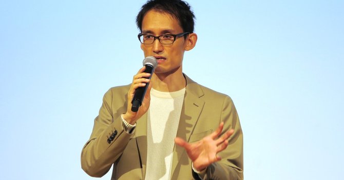 Sansan共同創業者で取締役・Sansan事業部⻑の富岡圭氏 Photo by Yuichi Kobayashi