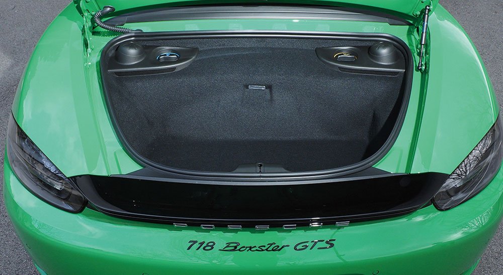 ポルシェ718ボクスターGTS4.0荷室