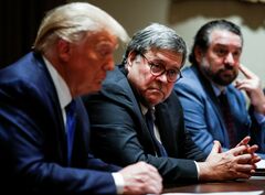 バー司法長官、23日に退任へ　トランプ氏が発表
