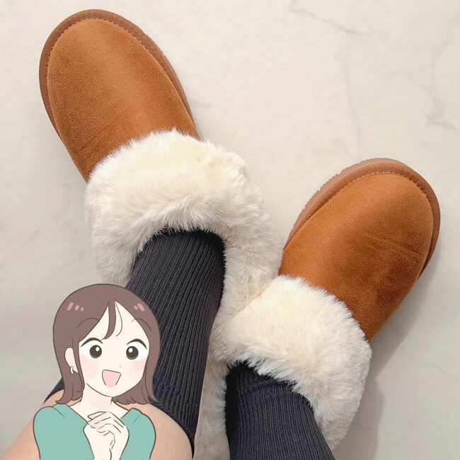 「毎年リピして3足目」GUの“ふわふわシューズ”ポカポカすぎて手放せない!「やっぱりかわいい!」「全色ほしくなりました!」