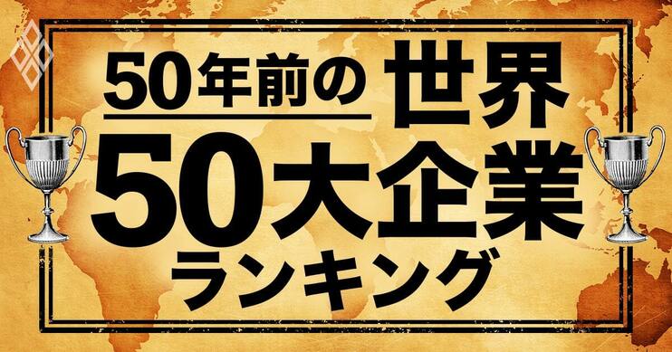 50年前の世界50大企業ランキング
